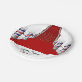 Assiettes En Carton Plaques de papier Poteau en barbier (Angle)