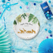 Assiettes En Carton Plaques de papier pour animaux de Safari (Fête)