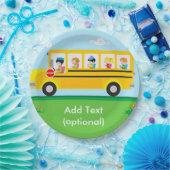 Assiettes En Carton Plaques de papier pour autobus scolaires (Fête)