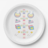 Assiettes En Carton Plaques de papier pour bébés (Devant)
