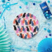 Assiettes En Carton Plaques de papier pour chats (Fête)