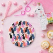 Assiettes En Carton Plaques de papier pour chats (Fête)