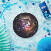 Assiettes En Carton Plaques de papier pour chats spatiaux Galaxy 7 pou (Fête)