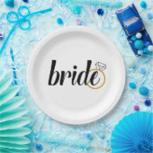 Assiettes En Carton Plaques de papier pour Fiançailles ou Fête des mar (Fête)