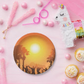 Assiettes En Carton Plaques de papier pour la fête d'été (Fête)