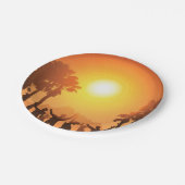 Assiettes En Carton Plaques de papier pour la fête d'été (Angle)