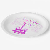 Assiettes En Carton Plaques de papier pour la première année de la fil (Angle)