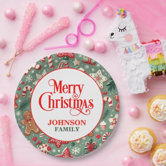 Assiettes En Carton Plaques de papier pour le dîner de Noël (Fête)