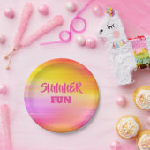 Assiettes En Carton Plaques de papier pour les loisirs d'été 7" (Fête)