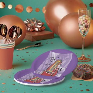Assiettes En Carton Plaques de papier pour librairie de musique