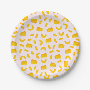 Assiettes En Carton Plaques de papier pour Mac et fromage