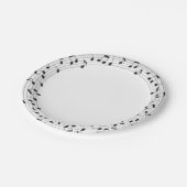 Assiettes En Carton Plaques de papier pour notes de musique (Angle)