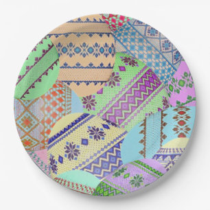Assiettes En Carton Plaques de papier pour oeufs de Pâques ukrainien