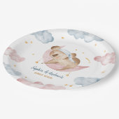 Assiettes En Carton Plaques de papier pour révélation de genre Twinkle (Angle)