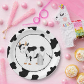 Assiettes En Carton Plaques de papier pour vache de campagne (Fête)