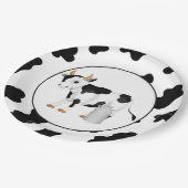 Assiettes En Carton Plaques de papier pour vache de campagne (Angle)