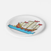 Assiettes En Carton Plaques de papier pour voilier chinois (Angle)