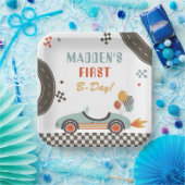 Assiettes En Carton Plaques de papier pour voitures de course (Fête)