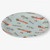 Assiettes En Carton Plaques de papier pour voitures de course | Voitur (Angle)