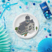 Assiettes En Carton Plaques de papier Rabbi (Fête)