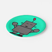 Assiettes En Carton Plaques de papier robot (Angle)