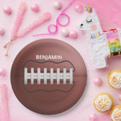 Assiettes En Carton Plaques de papier rond de 9 po personnalisées pour (Fête)