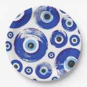 Assiettes En Carton Plaques de papier rond EVIL (Devant)