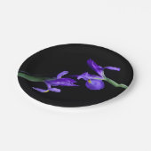 Assiettes En Carton Plaques de papier rond Iris doubles (Angle)