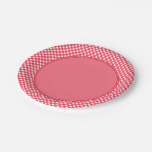 ASSIETTES EN CARTON PLAQUES DE PAPIER ROUGE CHEX 7-WATERMELON-2