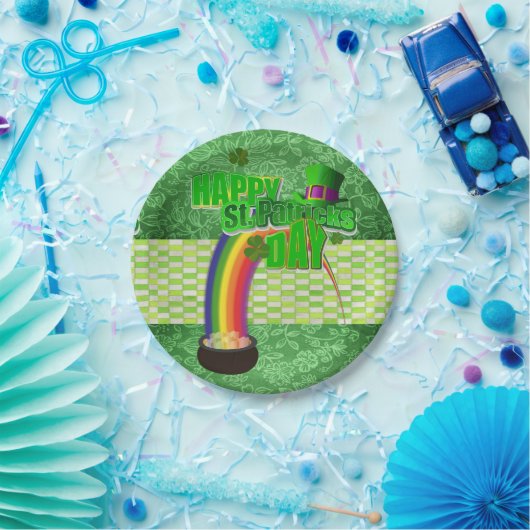 Assiettes En Carton Plaques de papier Saint Patrick's Day (Fête)