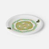 Assiettes En Carton Plaques de papier Saint Patrick's Day (Angle)