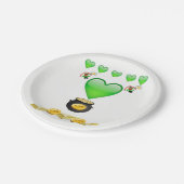 Assiettes En Carton Plaques de papier Saint Patrick's Day (Angle)