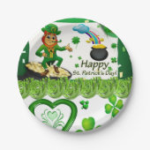Assiettes En Carton Plaques de papier Saint Patrick's Day (Devant)