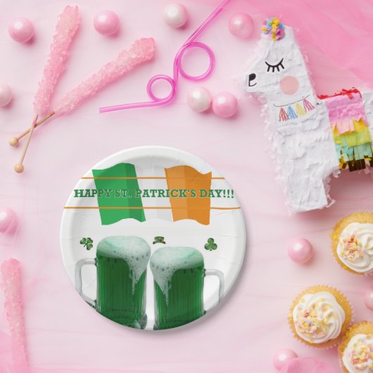Assiettes En Carton Plaques de papier Saint Patrick's Day (Fête)