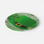 Assiettes En Carton Plaques de papier Saint Patrick's Day (Angle)