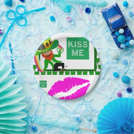 Assiettes En Carton Plaques de papier Saint Patrick's Day (Fête)