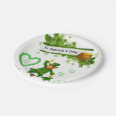 Assiettes En Carton Plaques de papier Saint Patrick's Day (Angle)