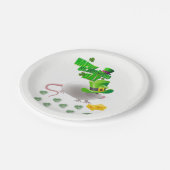 Assiettes En Carton Plaques de papier Saint Patrick's Day (Angle)