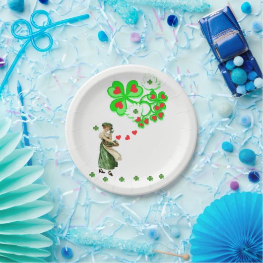 Assiettes En Carton Plaques de papier Saint Patrick's Day (Fête)