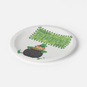 Assiettes En Carton Plaques de papier Saint Patrick's Day (Angle)