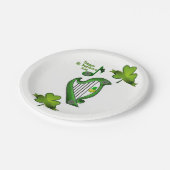 Assiettes En Carton Plaques de papier Saint Patrick's Day (Angle)