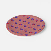 Assiettes En Carton Plaques de papier Saint-Valentin (Angle)