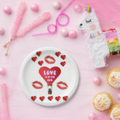 Assiettes En Carton Plaques de papier Saint-Valentin (Fête)