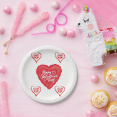Assiettes En Carton Plaques de papier Saint-Valentin (Fête)