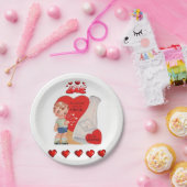 Assiettes En Carton Plaques de papier Saint-Valentin (Fête)