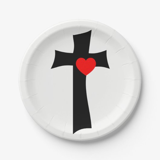 Assiettes En Carton Plaques de papier Saint-Valentin (Devant)