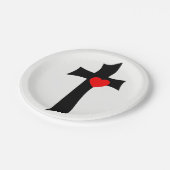 Assiettes En Carton Plaques de papier Saint-Valentin (Angle)