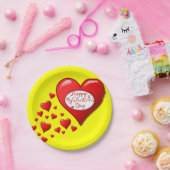Assiettes En Carton Plaques de papier Saint-Valentin (Fête)
