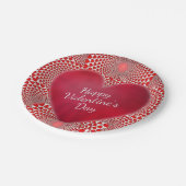 Assiettes En Carton Plaques de papier Saint-Valentin (Angle)