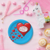 Assiettes En Carton Plaques de papier Saint-Valentin (Fête)